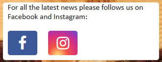 home page social media buttons